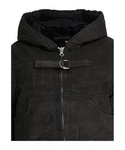Our Legacy Coast Quilted Corduroy Jacket In Black