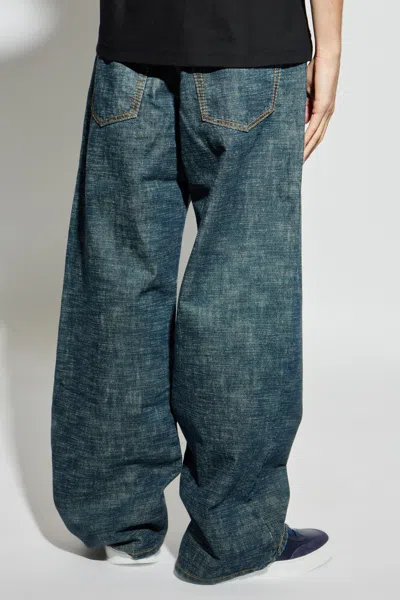 Lanvin Wide-leg Jeans In Blue