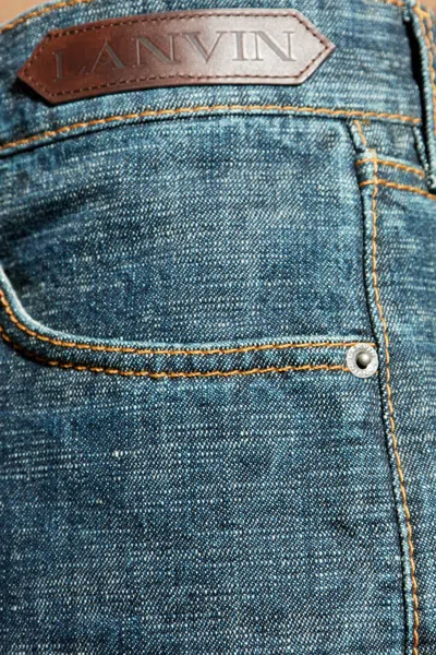 Lanvin Wide-leg Jeans In Blue