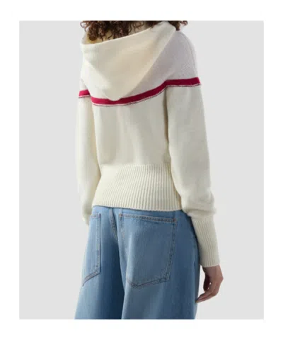 Gcds Hooded Sweater In Metallic