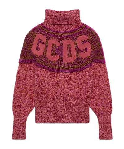 Gcds Strickpullover Mit Rollkragen In Red