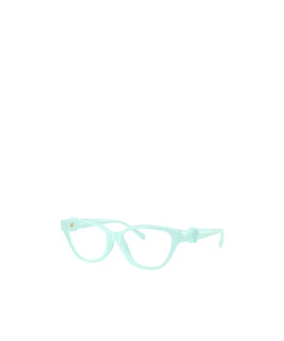 Versace Medusa-embellished Cat-eye Glasses In Blue
