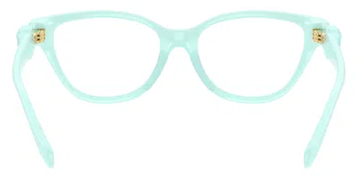 Versace Medusa-embellished Cat-eye Glasses In Blue