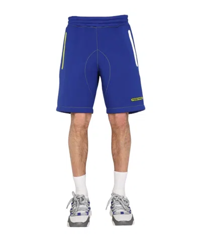 Moschino Men's Logo Short In Blue