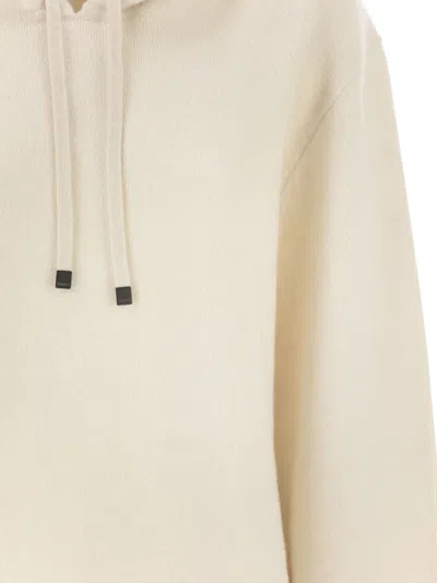 Peserico Wool And Cashmere Jumper In Neutral