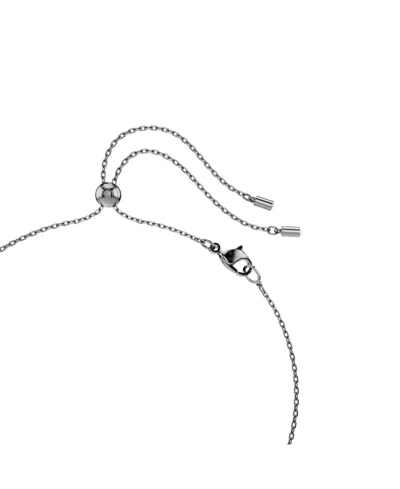 Swarovski Sublima Triangle Crystal Pendant Necklace In Gray