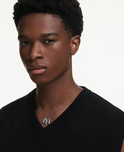 Swarovski Sublima Triangle Crystal Pendant Necklace In Gray