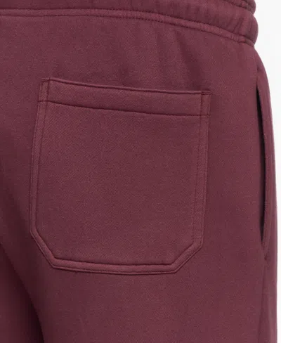 Lazer Men's Loose Fit Drawstring Jogger In Burgundy