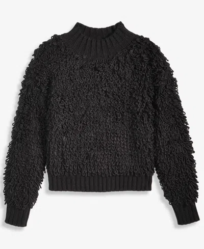 On 34th Women's Plush Loop Pullover Sweater, Macy's Exclusive In Black