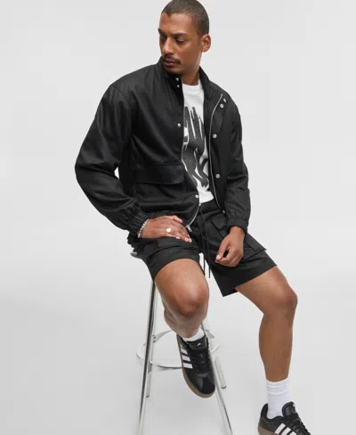 Mode Of One Men's Multi Pocket Jacket, Macy's Exclusive In Black