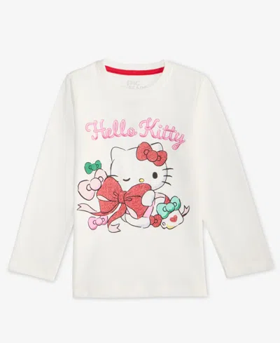 Epic Threads Girls Toddler 2t-4t Hello Kitty Bow Graphic Print T-shirt, Macy's Exclusive In White