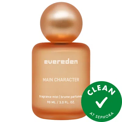 Evereden Main Character - Non-toxic Hair & Body Fragrance Mist With Peach & Vanilla 3 Oz/90 ml Mist In Transparent