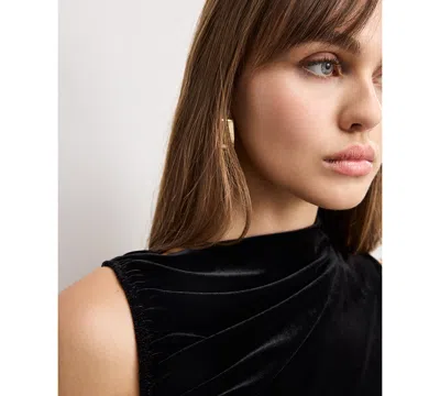 Good American Women's Velvet High Neck Maxi Dress, Regular And Plus Size In Black