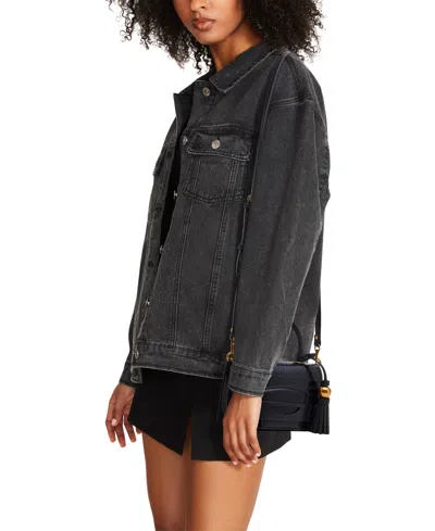 Steve Madden Bpreppy Top Handle Mini Satchel Bag In Black