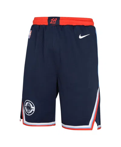 Nike Big Boys And Girls Navy La Clippers Icon Swingman Shorts In Blue