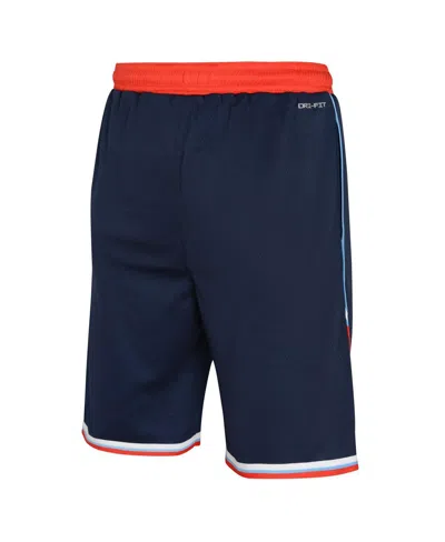 Nike Big Boys And Girls Navy La Clippers Icon Swingman Shorts In Blue