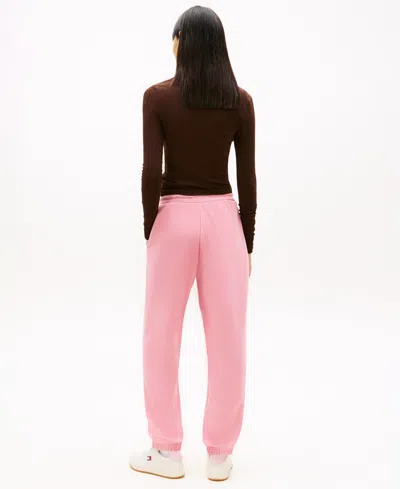 Tommy Jeans Women's Relaxed Fit Pull-on Sweatpants In Pink
