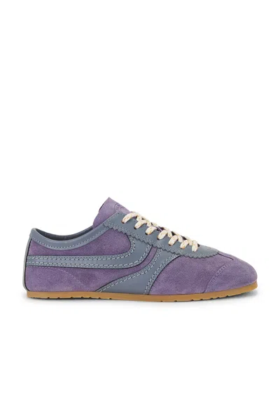 Dries Van Noten Lilac Suede Sneakers In Purple