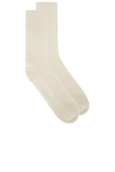 Jenni Kayne Cashmere Knit Socks In Neutral