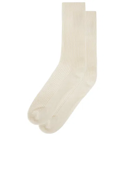 Jenni Kayne Cashmere Knit Socks In Neutral