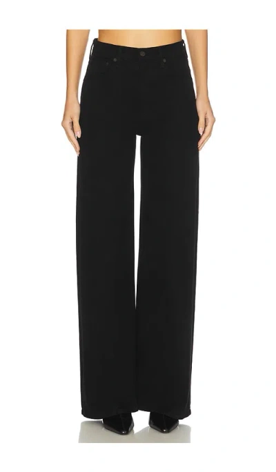 Citizen Of Humanity Annina High-rise Wide-leg Jeans In Black