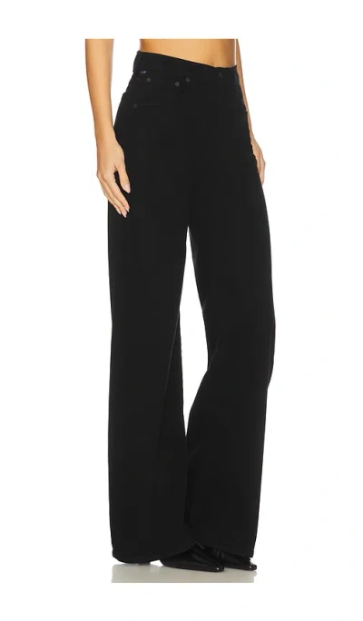 Citizen Of Humanity Annina High-rise Wide-leg Jeans In Black