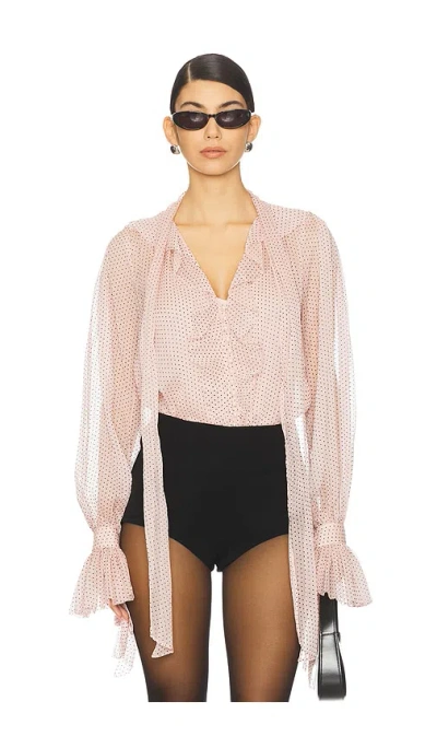 Loveshackfancy Linette Top In Pink