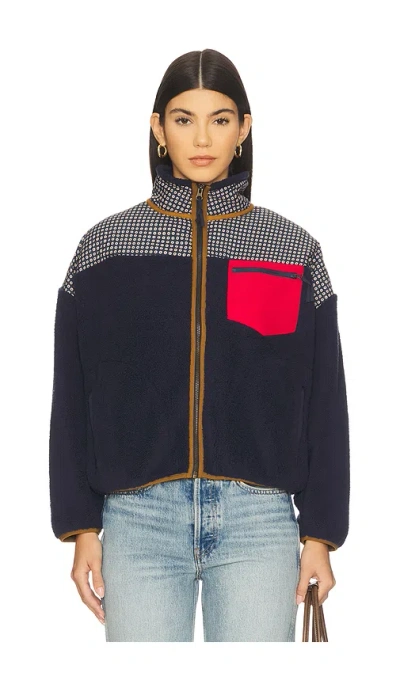 PRINT MIX PLUSH TERRAIN Å�ŠÆ‹‰É“¾Å¤¹Å…‹ Â€“ MINI FROSTED DAISY & NAVY. Å°ºÇ � XL (ALSO Â€“ XS, S, M,