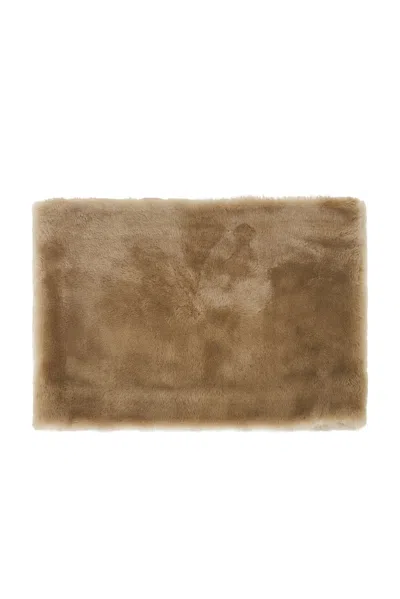 Totême Plush Shearling Muff In Brown