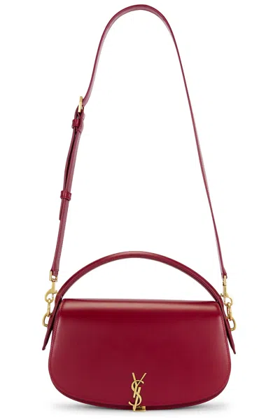 Saint Laurent Voltaire Shoulder Bag In Red