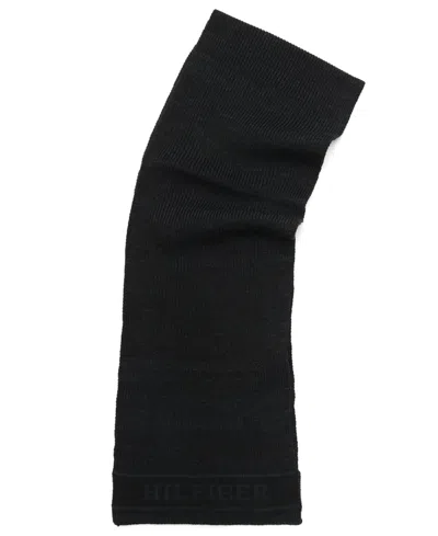 Tommy Hilfiger Men's Marl Scarf In Black