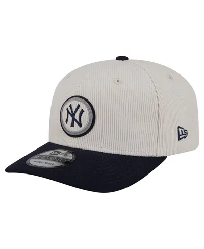 New Era Men's Cream New York Yankees Loyal 9seventy Adjustable Hat In White