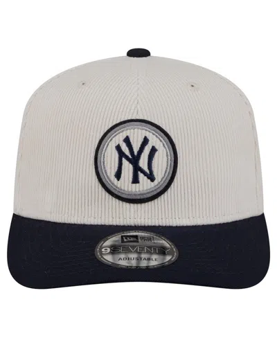 New Era Men's Cream New York Yankees Loyal 9seventy Adjustable Hat In White