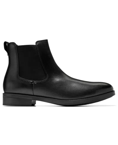 Cole Haan Newmark Grand Water Resistant Chelsea Boot In Black