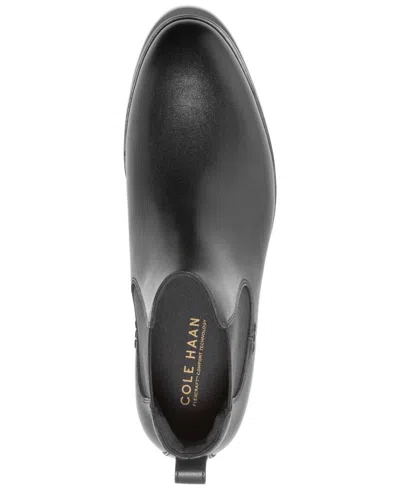 Cole Haan Newmark Grand Water Resistant Chelsea Boot In Black