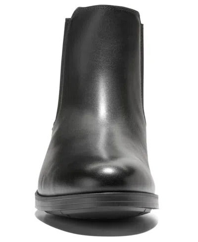 Cole Haan Newmark Grand Water Resistant Chelsea Boot In Black