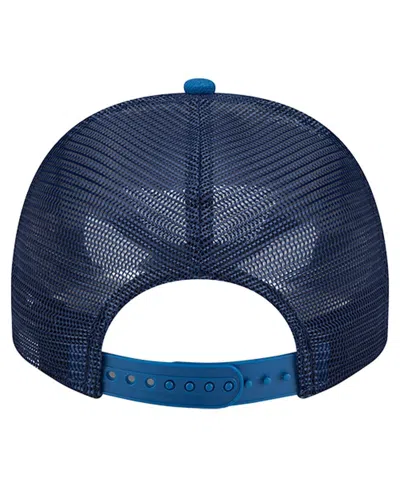 New Era Men's And Women's White/navy Minnesota Lynx Banner Foam Front 9fifty A-frame Adjustable Trucker Hat In White