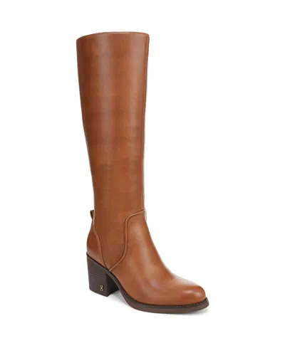 Sam & Libby Women's Iris Knee High Boots Wide Calf In Brown