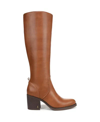 Sam & Libby Women's Iris Knee High Boots Wide Calf In Brown
