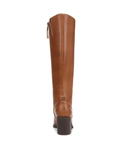 Sam & Libby Women's Iris Knee High Boots Wide Calf In Brown