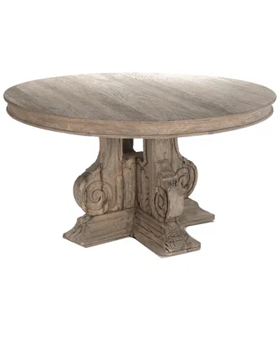 Zentique Adam Table In Brown