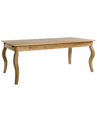 Zentique Extension Dining Table In Brown