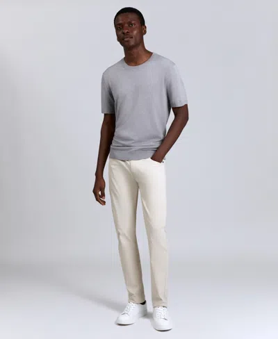 Kenneth Cole Men's Crewneck Sweater T-shirt In Gray