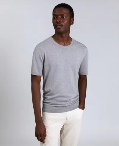 Kenneth Cole Men's Crewneck Sweater T-shirt In Gray