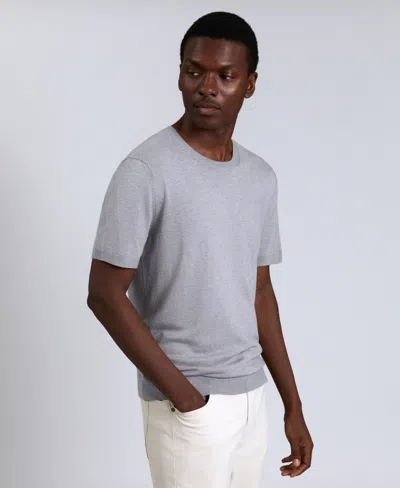 Kenneth Cole Men's Crewneck Sweater T-shirt In Gray