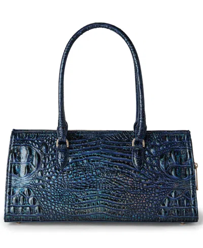 Brahmin Sophia Large Melbourne Satchel Bag In Blue