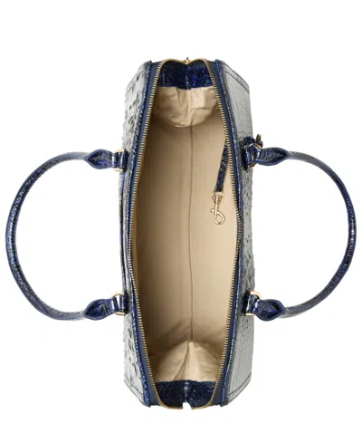 Brahmin Sophia Large Melbourne Satchel Bag In Blue