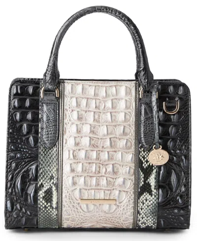 Brahmin Cami Nottingham Square Shaped Small Satchel Bag In Multi