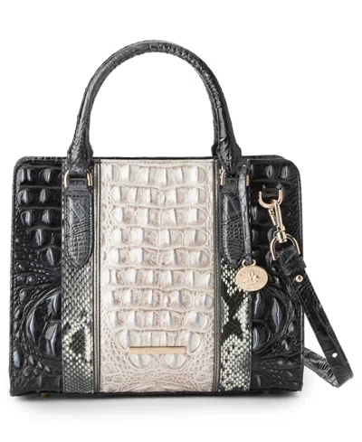 Brahmin Cami Nottingham Square Shaped Small Satchel Bag In Multi