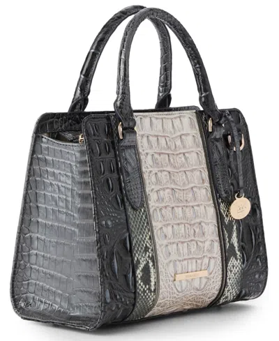 Brahmin Cami Nottingham Square Shaped Small Satchel Bag In Multi